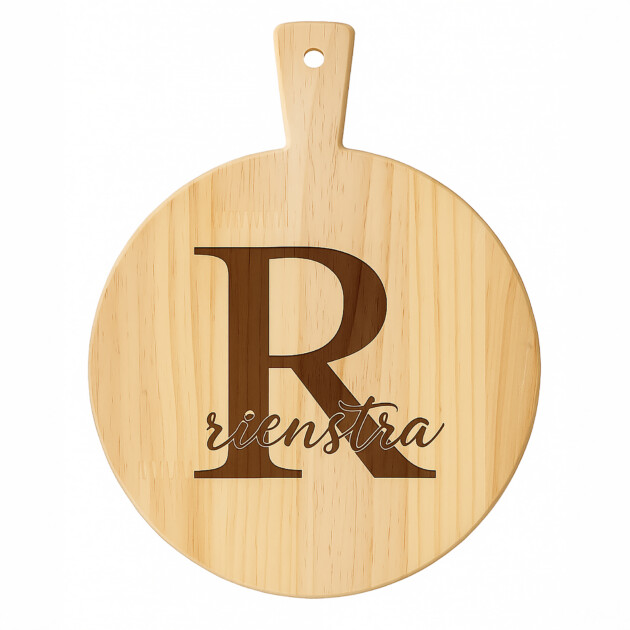 Custom 14.7” Round Cutting Board – $39.99 – Perfect for Culinary Creations and Display