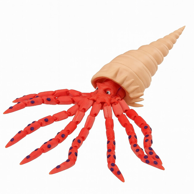 3D Printed Water World – Finn the Squid & More!
