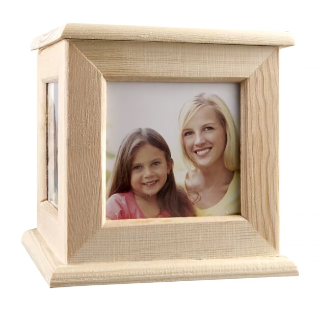 Custom 5” Wooden 4-Sided Photo Caddy – Only $24.99