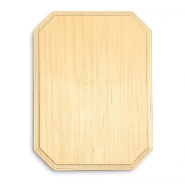 Custom 9" Wooden Plaque with Clipped Corners – Only $24.99!