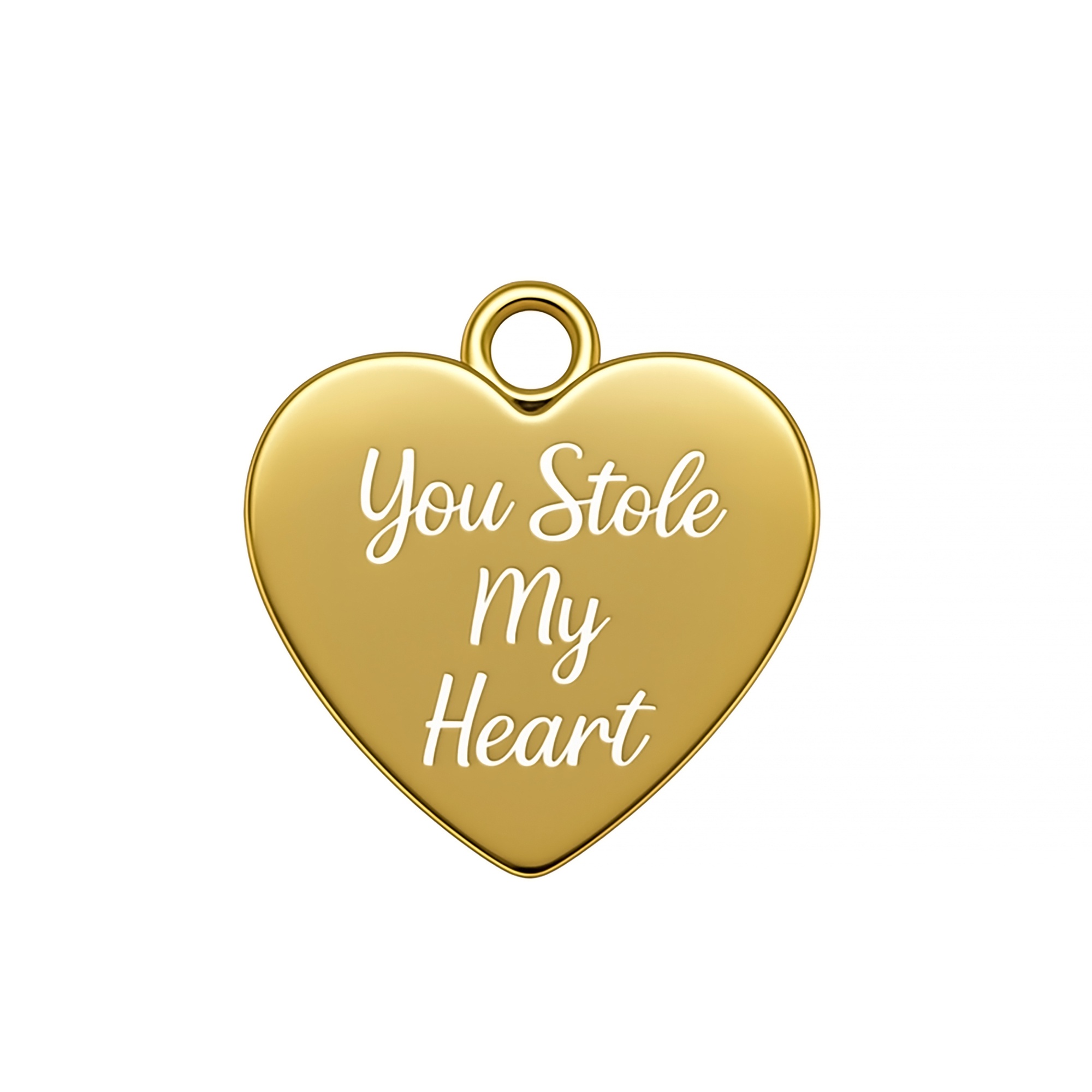 Custom Engraved Heart Pendant – "Forever in Our Hearts" or "You - Image 5