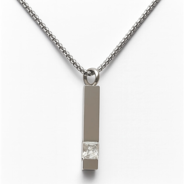 Personalized Urn Necklace with CZ Gem – Starting at $14.50!
