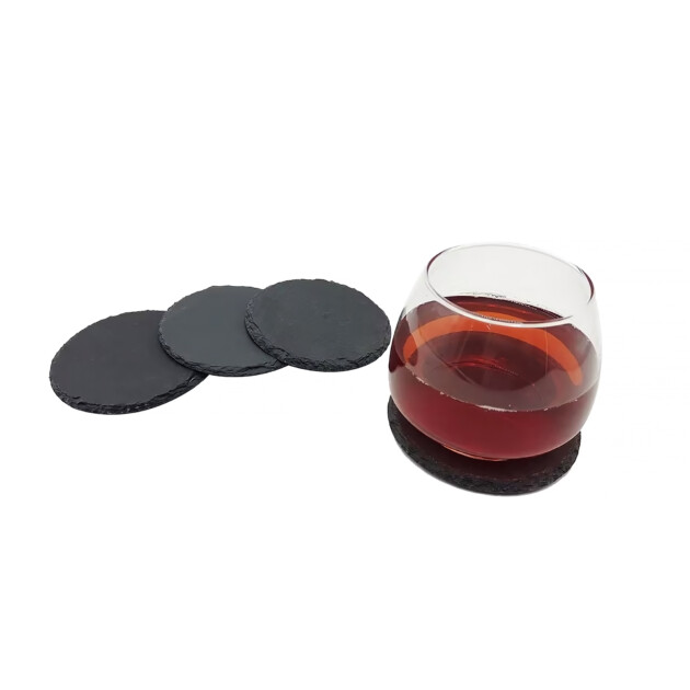 Custom Slate Coasters – 4" (Set of 4)