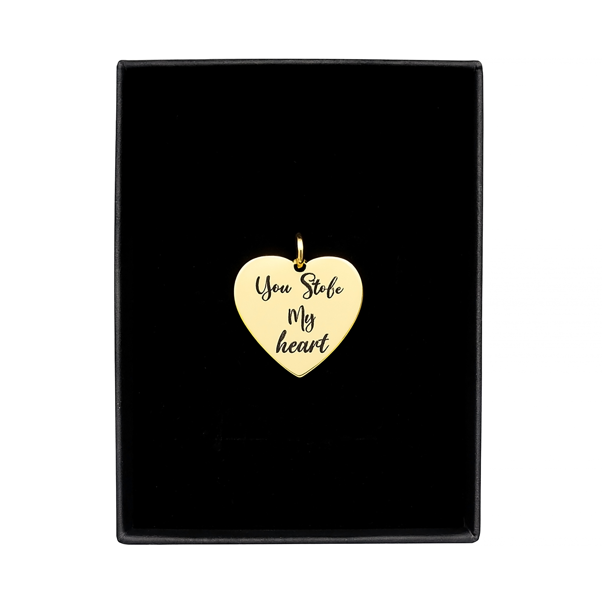 Custom Engraved Heart Pendant – "Forever in Our Hearts" or "You - Image 2