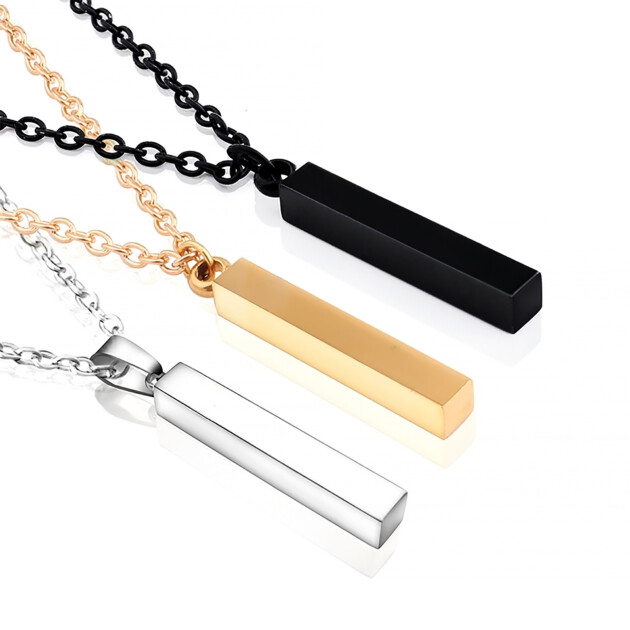 Custom Bar Necklace with Clip Clasp – Starting at $14.99!