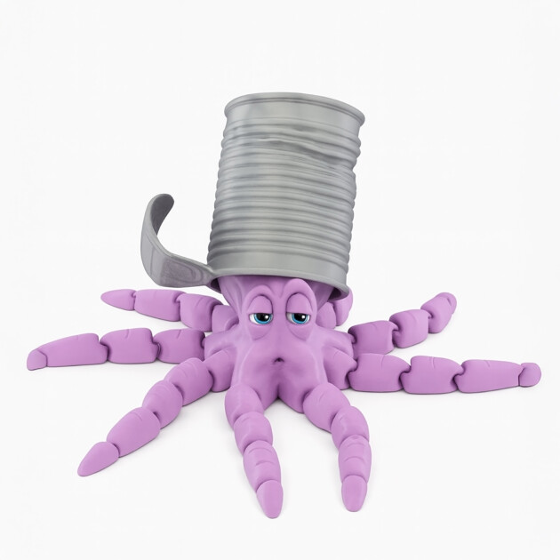 3D Printed Water World – Gus the Octopus and More!
