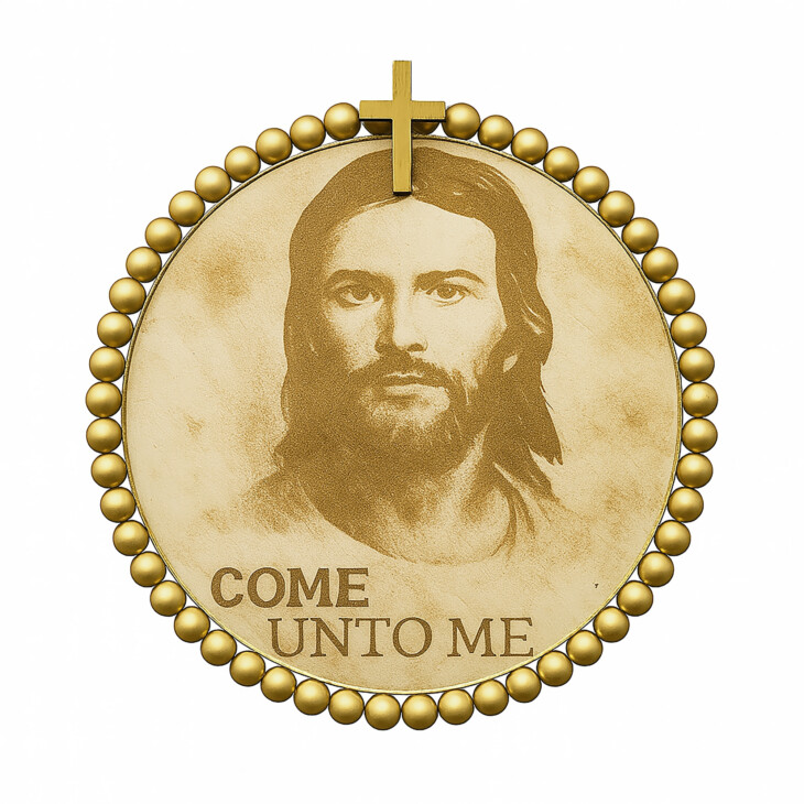 8” Round Wall Decor – Personalized Engraving with Precision and Style - Image 2