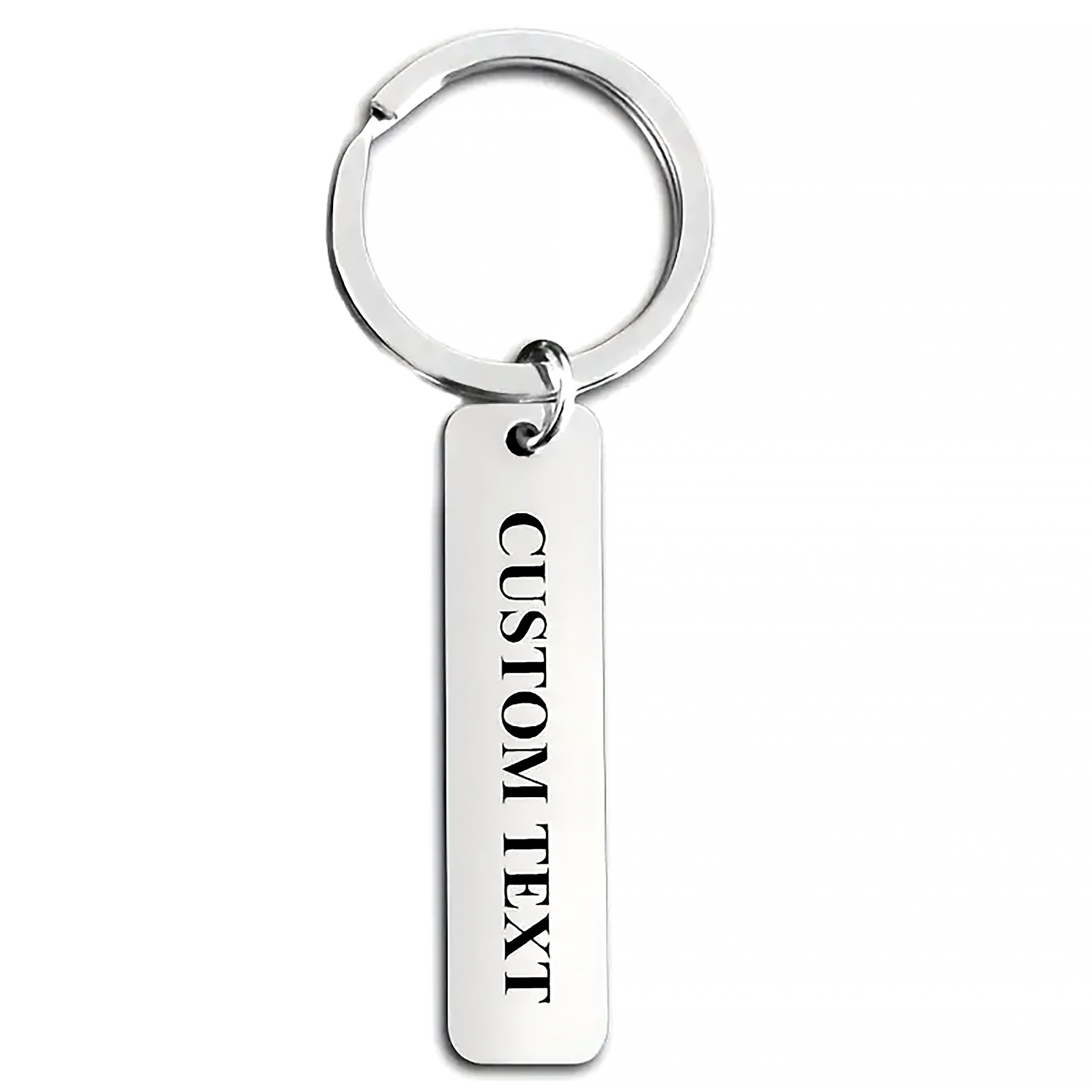 Custom Vertical Rectangle Keychain - Image 3