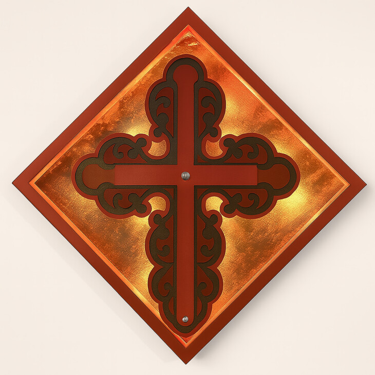 Custom Lighted Wall Decor Cross – Perfect for Any Space! - Image 4