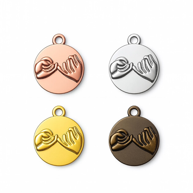 Custom Best Friend Double-Sided Charm