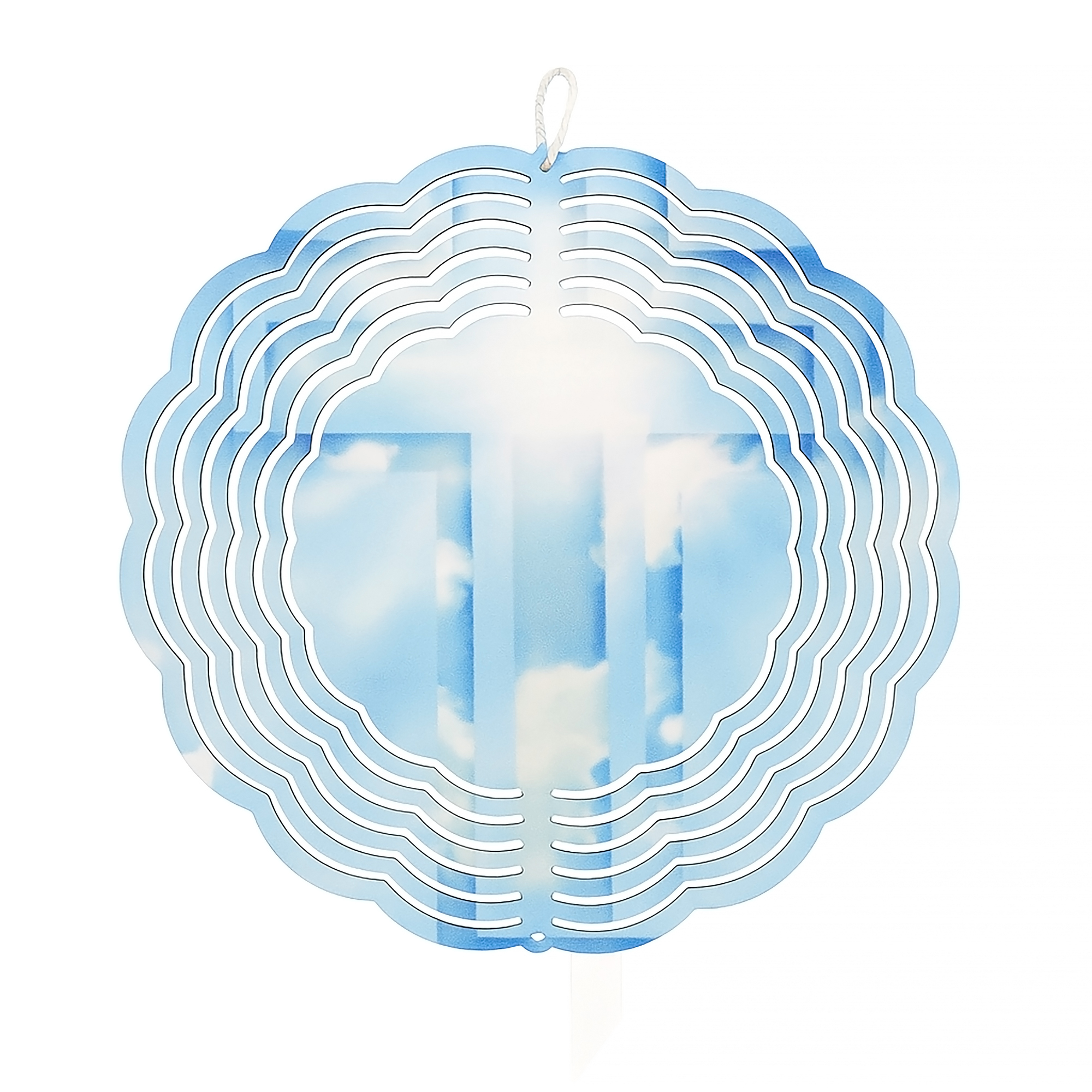 Custom Metal Wind Spinner – Precision Sublimating for Lasting Beauty