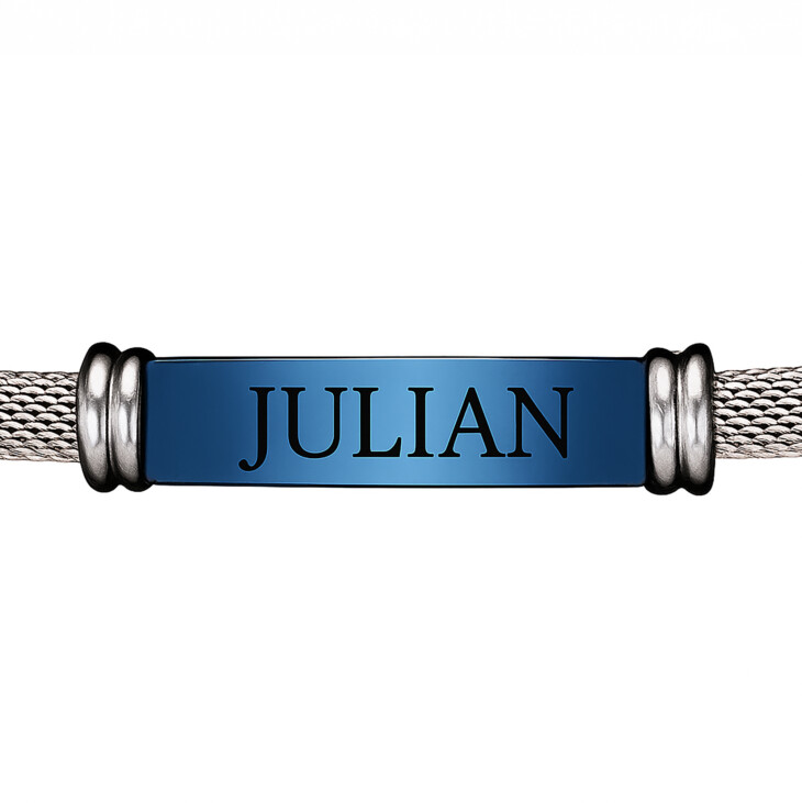 Custom Stainless Steel Couple Bangle & Men’s Chain Bracelet – Personalized and Stylish -$26.99 - Image 2