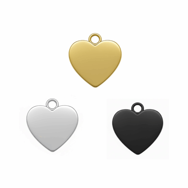 Custom Engraved Heart Pendant – “Forever in Our Hearts” or “You